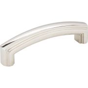 96 mm Center-to-Center Polished Nickel Delgado Cabinet Pull - 519-96NI