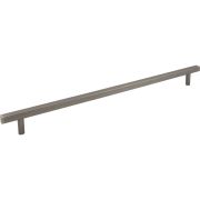 18" Center-to-Center Brushed Pewter Square Dominique Appliance Handle - 845-18BNBDL