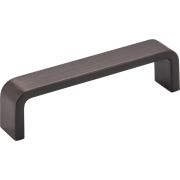 4" Center-to-Center Brushed Oil Rubbed Bronze Square Asher Cabinet Pull - 193-4DBAC
