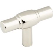 2" Polished Nickel Hayworth Cabinet "T" Knob - 885L-NI