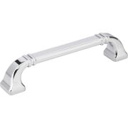 128 mm Center-to-Center Polished Chrome Ella Cabinet Pull - 165-128PC