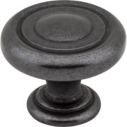 1-1/4" Diameter Gun Metal Bremen 1 Cabinet Knob - 117DACM