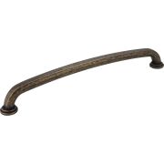 12" Center-to-Center Distressed Antique Brass Bremen 1 Appliance Handle - 527-12ABM-D