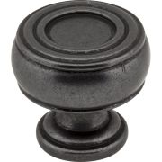 1-3/16" Diameter Gun Metal Barrel Bremen 2 Cabinet Knob - 127DACM