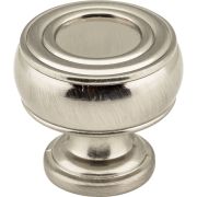 1-3/16" Diameter Satin Nickel Barrel Bremen 2 Cabinet Knob - 127SN