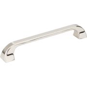 160 mm Center-to-Center Polished Nickel Square Marlo Cabinet Pull - 972-160NI