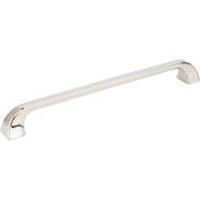 224 mm Center-to-Center Polished Nickel Square Marlo Cabinet Pull - 972-224NI