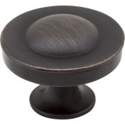 1-1/4" Diameter Brushed Oil Rubbed Bronze Cordova Cabinet Knob - Z111-DBAC