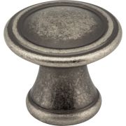 1-3/16" Diameter Distressed Pewter Cordova Cabinet Knob - Z110-BNDL