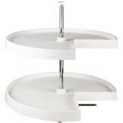 28" Pie Cut Plastic Lazy Susan - PLSP28