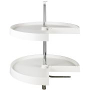 24" Pie Cut Plastic Lazy Susan - PLSP24