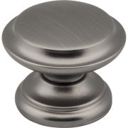 1-3/8" Diameter Brushed Pewter Cordova Cabinet Knob - 0251BNBDL