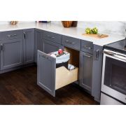 Pre-assembled 35Qt Single Pullout Waste Container System - CDM-WBMS35B