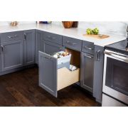 Pre-assembled 35Qt Single Pullout Waste Container System - CDM-WBMS35G
