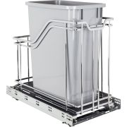 Metal Single Trashcan Chrome - SWS-MBMS35GPC