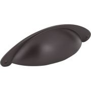 3" Center-to-Center Dark Bronze Lyon Cabinet Cup Pull - 8233ORB