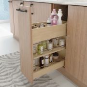 No Wiggle 8" Vanity Height Cabinet Pullout - VBPO8-SC
