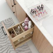 Divided Acrylic Top Tray for Vanity Pullout - VBPO-T01