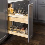 8" No Wiggle Utensil Bin Base Cabinet Pullout - UBPO-8SC