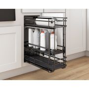 5" Wire Drawer Base Pullout Black - SWS-DBPO5BN