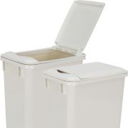 Lid for 35Qt Plastic Waste Container White - CAN-35LIDW