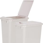 Lid for 50Qt Plastic Waste Container White - CAN-50LIDW