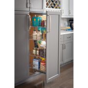 12" x 74" Chrome Wire Pantry Pullout - CPPO1274SC