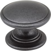 1-1/4" Diameter Gun Metal Durham Cabinet Knob - 3980-DACM