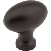 1-9/16" Overall Length Dark Bronze Football Lyon Cabinet Knob - 3991ORB