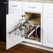 Cookware Lid Organizer Pullout Chrome - MPLO215-R