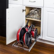 Cookware Organizer for 15" Base Cabinet Chrome - MPPO215-R