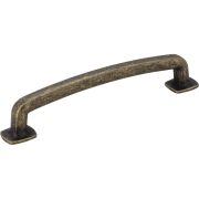 128 mm Center-to-Center Distressed Antique Brass Belcastel 1 Cabinet Pull - MO6373-128ABM-D