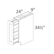 BSR09 Madison Grey Shaker Pre-Assembled