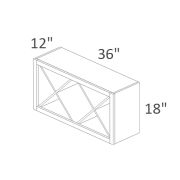WSC3618 Madison White Shaker Pre-Assembled