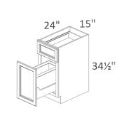 BWBK15-1 Hanover Charcoal Pre-Assembled
