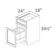 BWBK18-2 Hanover Charcoal Pre-Assembled