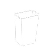 TRASH-CAN Belfast Cream Glaze