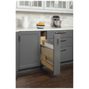 "No Wiggle" Magnetic Knife Organizer Soft-close Pullout