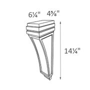 CORBEL-L-FLAT Anchester Espresso