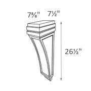 CORBEL-XL-FLAT Anchester Espresso