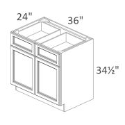 B36 Hanover Charcoal Pre-Assembled