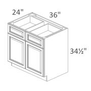 B36 Coventry Toffee Glaze Pre-Assembled