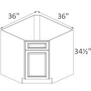 BDCF36 Pearl Glaze RTA
