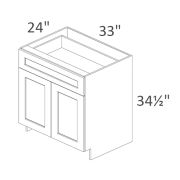 B33 Madison White Shaker Pre-Assembled