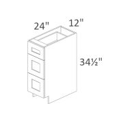 DB12-3 Madison Grey Shaker Pre-Assembled