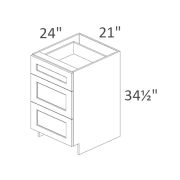 DB21-3 Madison Grey Shaker Pre-Assembled