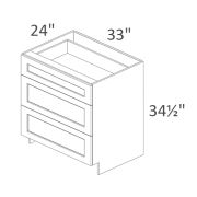 DB33-3 Madison White Shaker Pre-Assembled
