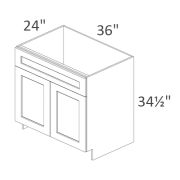 SB36 Madison White Shaker Pre-Assembled