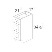 VDB12 Madison White Shaker Pre-Assembled