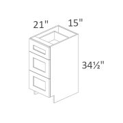VDB15 Madison White Shaker Pre-Assembled